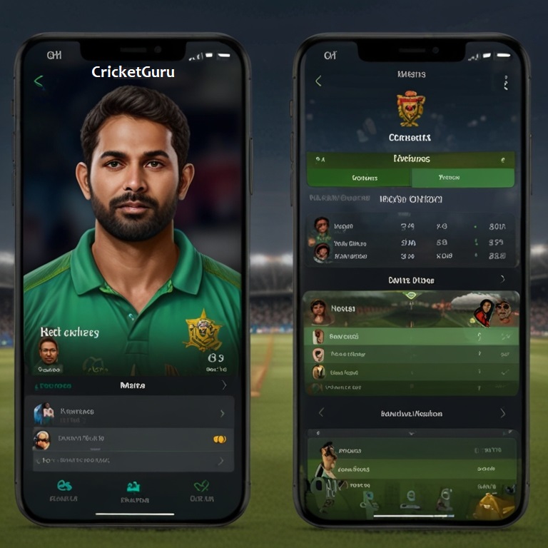 CricketGuru App Feature 1